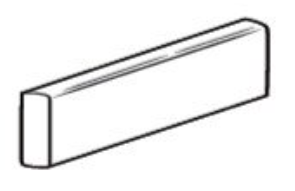 Calacata Gold 3x12 Porcelain Bullnose