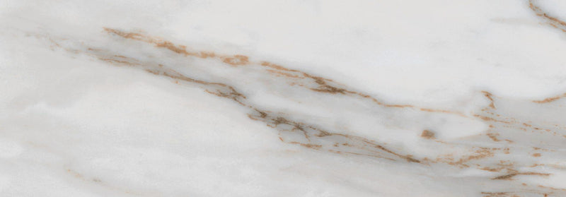 Calacata Gold 6x18 Ceramic Bullnose