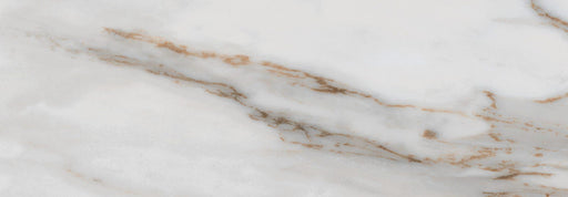 Calacata Gold 6x18 Ceramic Bullnose