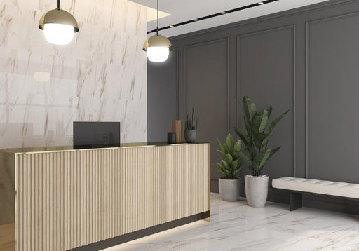 Calacata Gold Unpolished 24x48 Porcelain  Tile