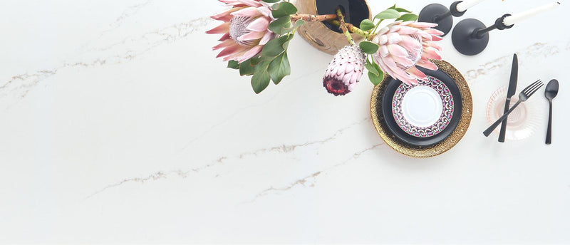 Calacatta Arno 108x42 2 cm Polished Quartz Prefab