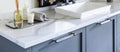 Calacatta Classique 112x26 2 cm Polished Quartz Prefab
