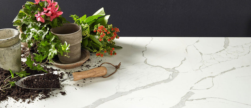 Calacatta Laza 108x42 2 cm Polished Quartz Prefab