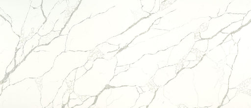 Calacatta Laza 112x26 2 cm Polished Quartz Prefab