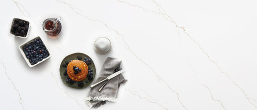 Calacatta Miraggio Gold 126x63 2 cm Polished Quartz Slab