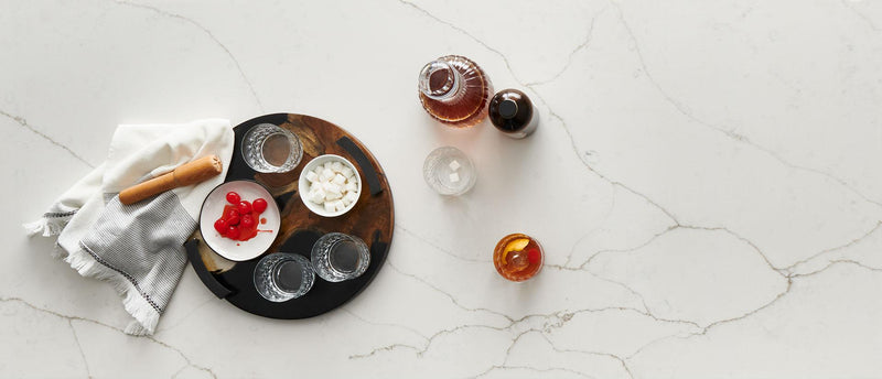 Calacatta Prado 2 cm Polished Quartz Slab