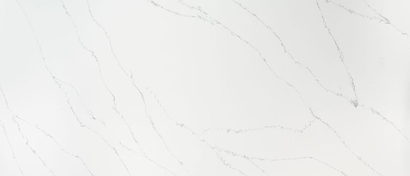 Calacatta Ultra 108x42 2 cm Polished Quartz Prefab