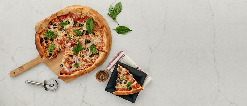 Calacatta Valentin 126x63 3 cm Polished Quartz Slab