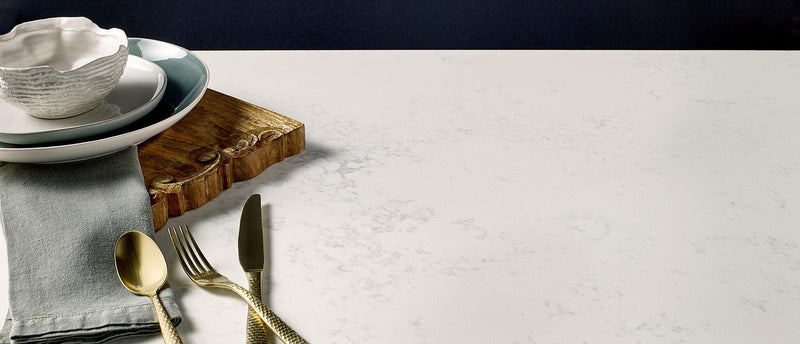 Calacatta Vicenza 108x42 2 cm Polished Quartz Prefab