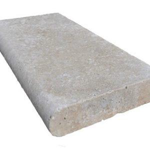 Capri Limestone Coping 12x24  Bullnose  3 cm