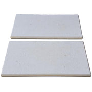 Cardinal Beige Limestone Coping 12x24 Tumbled Bullnose  3 cm