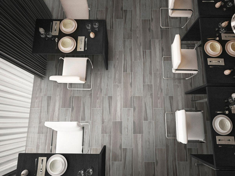 Carolina Timber Grey Matte 6x24 Porcelain  Tile