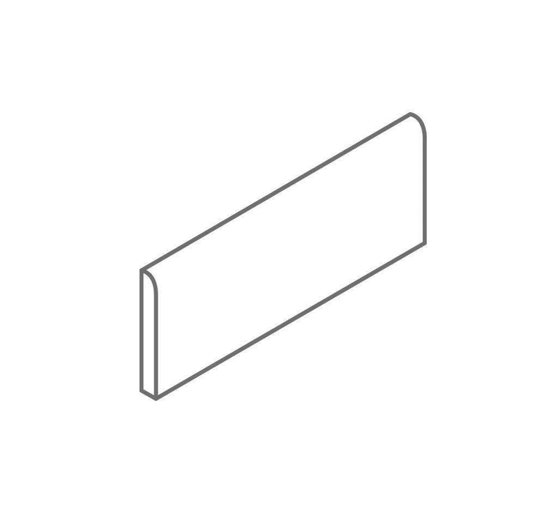 Carrara Select 2.0 Zebrino Polished 4x24 Porcelain Bullnose