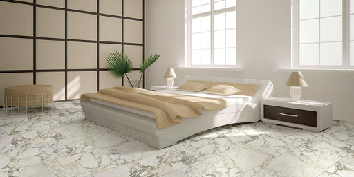 Carrara Select Arabescato Honed 12x24 Porcelain  Tile