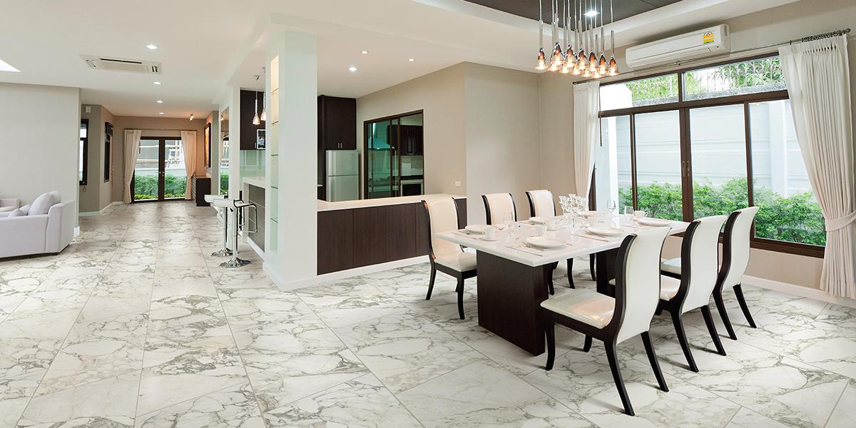 Carrara Select Arabescato Polished 24x48 Porcelain  Tile