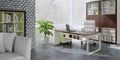 Carrara Select Blu Tiziano Honed Porcelain  Mosaic