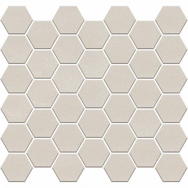 Carrara Select Gioia 2x2 Hexagon Honed Porcelain  Mosaic