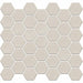 Carrara Select Gioia 2x2 Hexagon Honed Porcelain  Mosaic