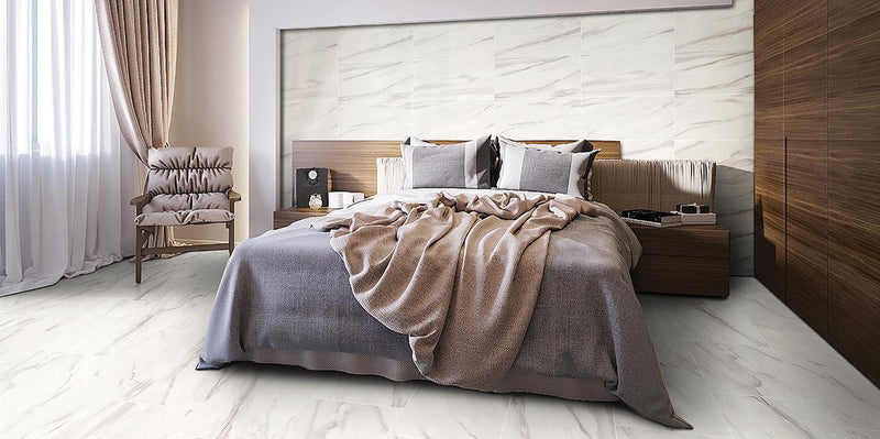 Carrara Select Venato Polished 24x48 Porcelain  Tile