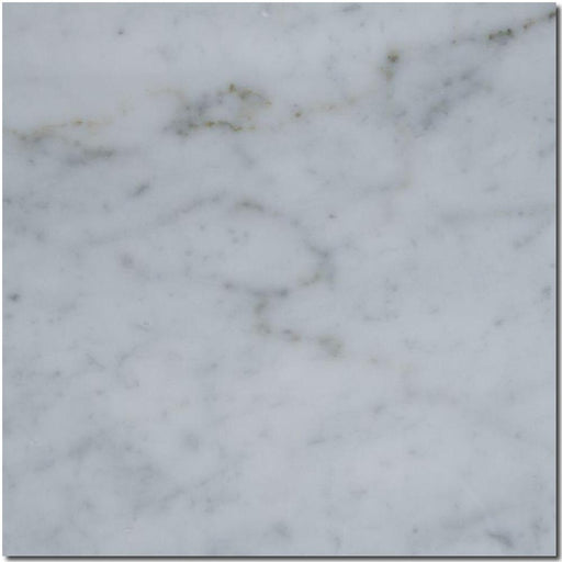 Carrara White Marble Tile 12x12 Honed
