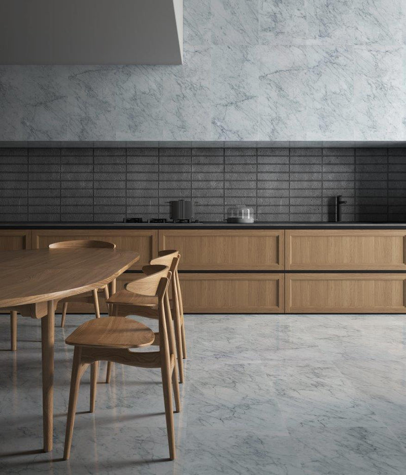 Carrara White Marble Tile 12x24 Polished