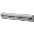 Carrara White Marble Trim 2x12 Honed     Single-Step Chair Rail
