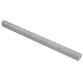 Carrara White Marble Trim 3/4x12 Honed     Pencil Liner
