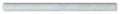 Carrara White Marble Trim 3/4x12 Polished     Pencil Liner