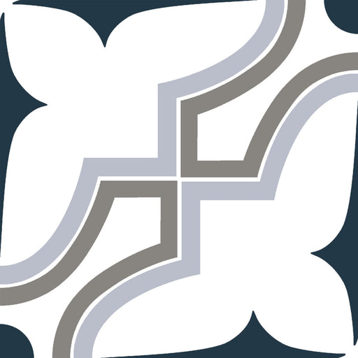 Casablanca Market Blue Matte 8x8 Gres Stoneware  Tile