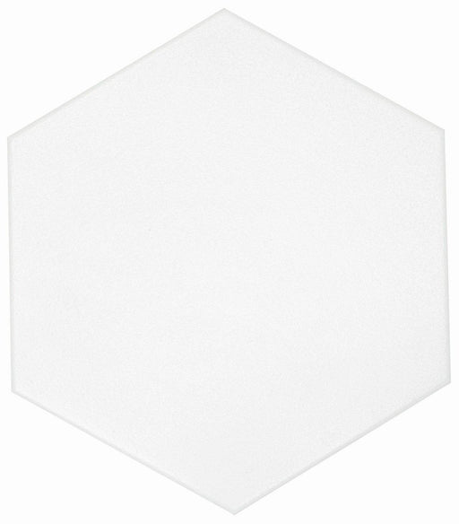 Casablanca Solid White Matte 8x9 Gres Stoneware  Tile