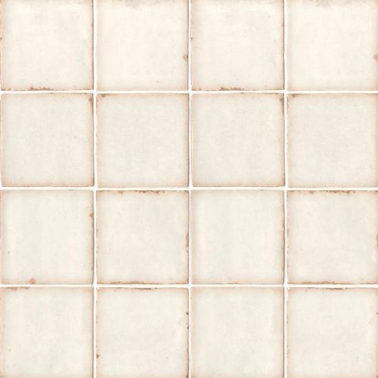 Casablanca White Matte 5x5 Ceramic  Tile