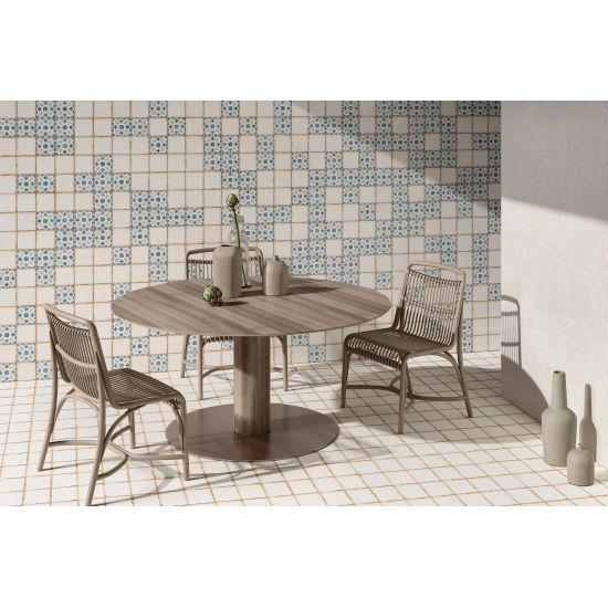 Casablanca White Matte 5x5 Ceramic  Tile