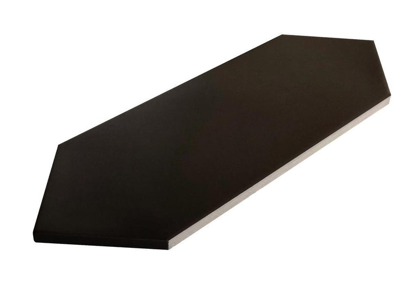 Castillo Black Matte 4x12 Porcelain  Tile