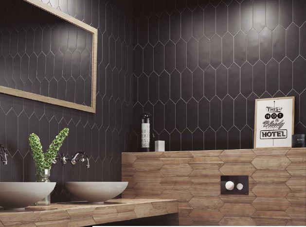 Castillo Black Matte 4x12 Porcelain  Tile