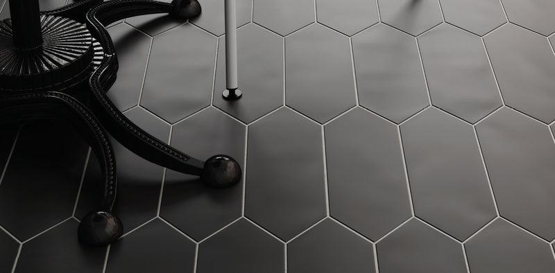 Castillo Black Matte 4x12 Porcelain  Tile