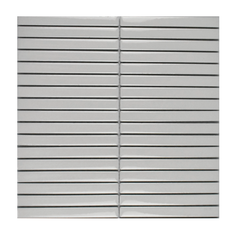 Cc Mosaics Plus Antique White Stacked  Porcelain  Mosaic