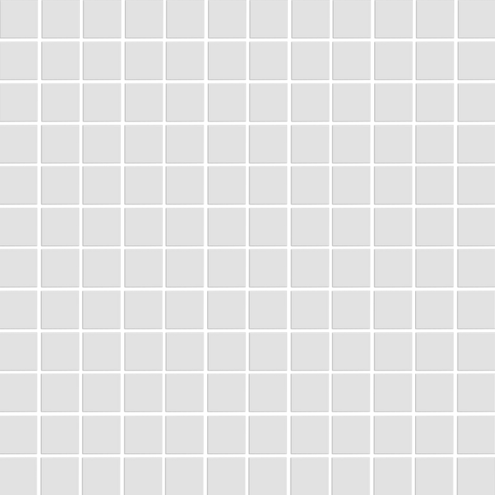 Cc Mosaics White 1x1 Square Matte Porcelain  Mosaic