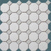 Cc Mosaics White Octagon Matte Porcelain  Mosaic