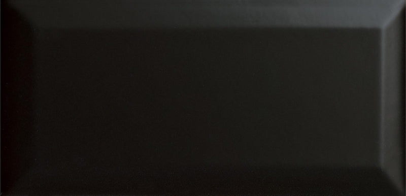 Cc Textures Black Glossy 4-1/4x10 Ceramic  Tile