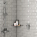 Cc Textures White Ice Glossy 4-1/4x10 Ceramic  Tile