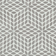 Celeste Cinder Grey Calacatta Losanna Leaf Honed Marble  Mosaic