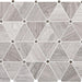 Chenille White 2-3/4x2-1/2 Triangle Polished Limestone  Mosaic