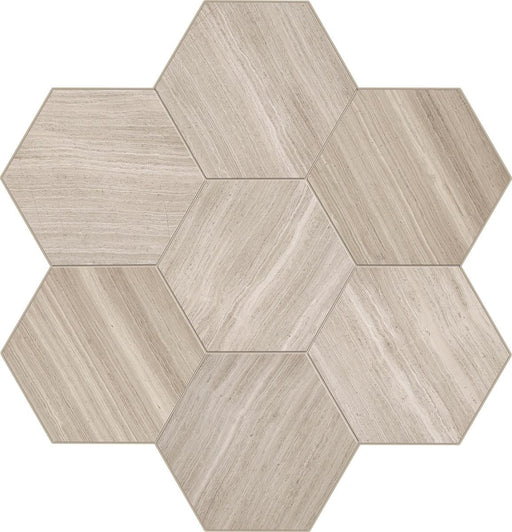 Chenille White Limestone Tile 18x20-3/4 Honed   3/8 inch