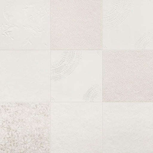 Chymia Mix 1 White 12x12 Porcelain  Tile
