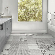 Chymia Mix 2 White 12x12 Porcelain  Tile