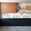 Chymia Mix 2 White 12x12 Porcelain  Tile