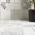 Chymia Mix 2 White 12x12 Porcelain  Tile