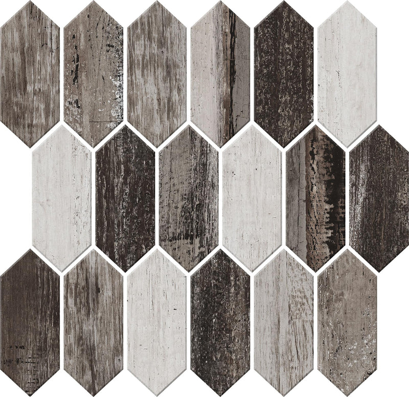 Cinematic Drama 2x5 Picket Matte Ceramic  Mosaic