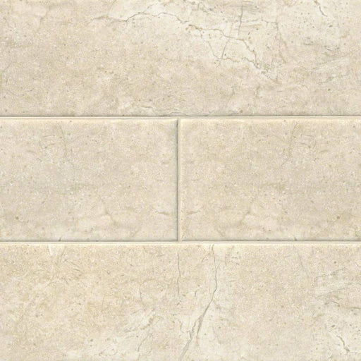 Classique Beige Crema Glossy 4x16 Ceramic  Tile