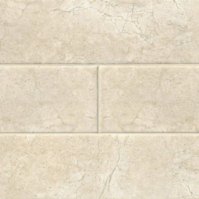 Classique Beige Crema Glossy 4x16 Ceramic  Tile
